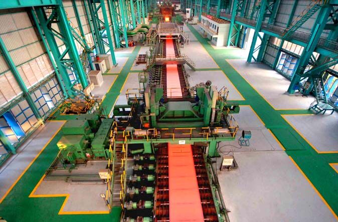 湘钢宽厚板精轧线