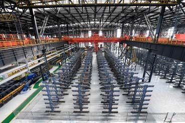 湘钢精品中小棒无人智慧仓储